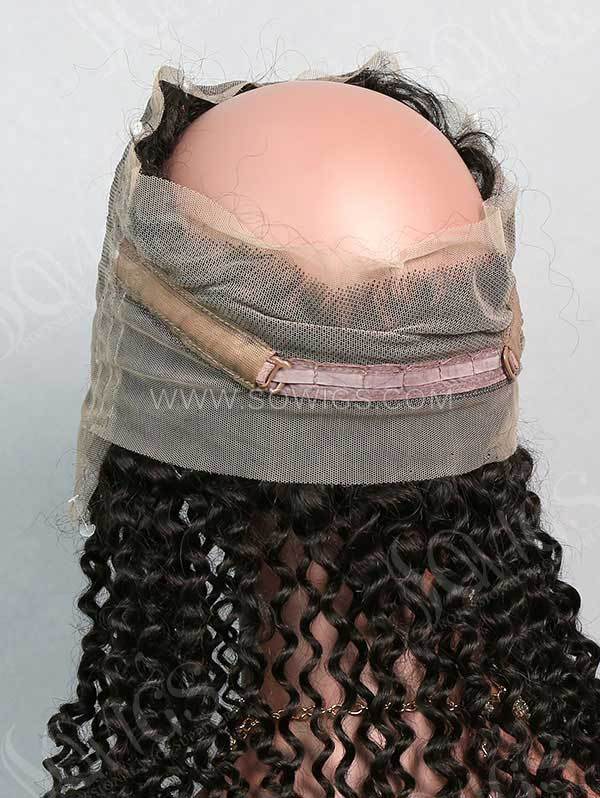 130% Density 360 Lace Frontal Deep Curly Human Hair