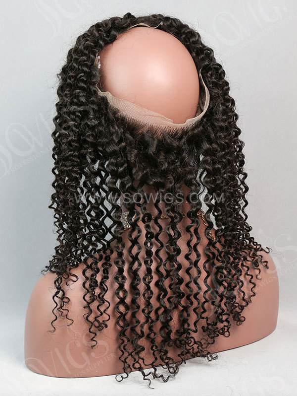 130% Density 360 Lace Frontal Deep Curly Human Hair