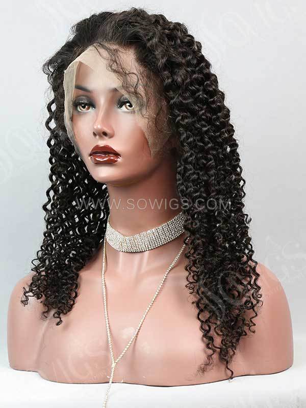 130% Density 360 Lace Frontal Deep Curly Human Hair