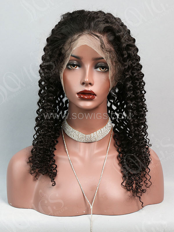 130% Density 360 Lace Frontal Deep Curly Human Hair