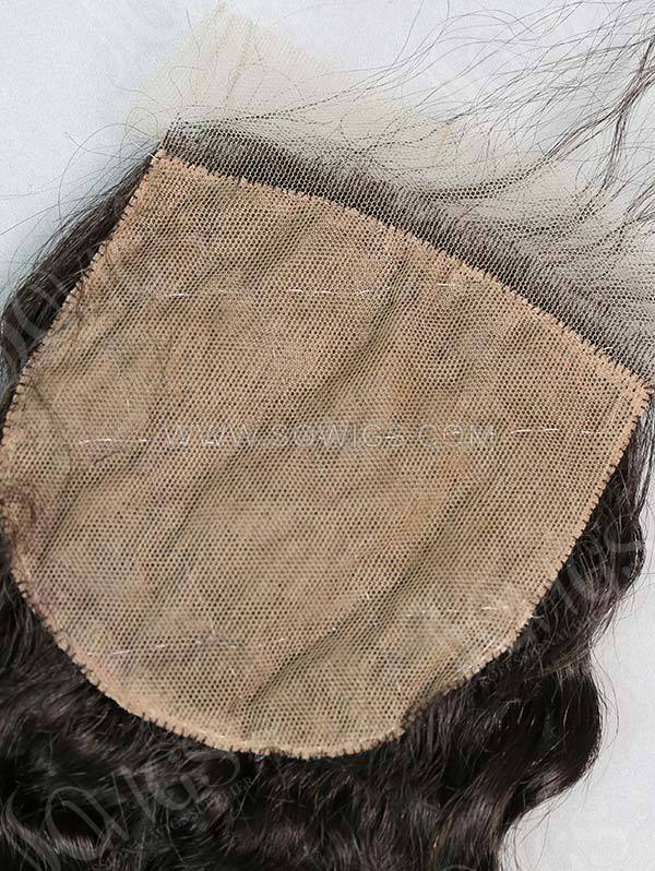 4*4 Silk Base Closure Deep Wave Human Hair