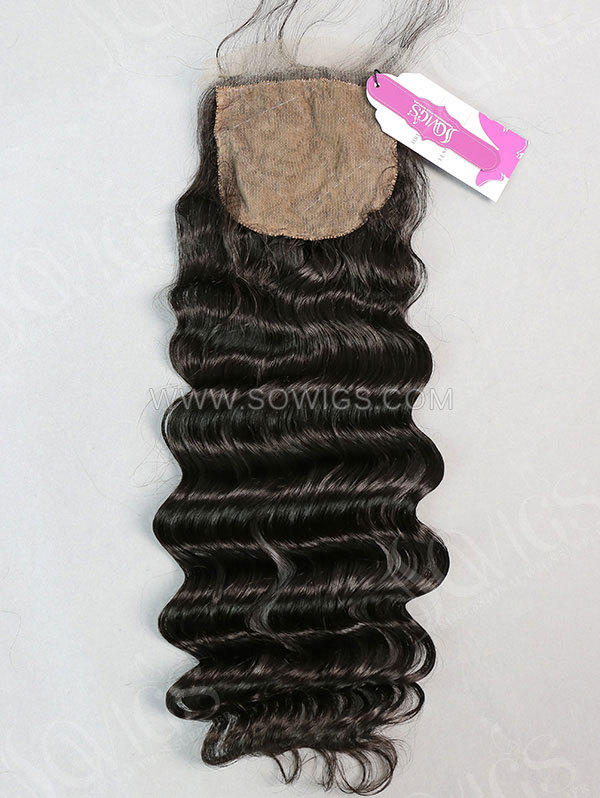 4*4 Silk Base Closure Loose Wave Human Hair