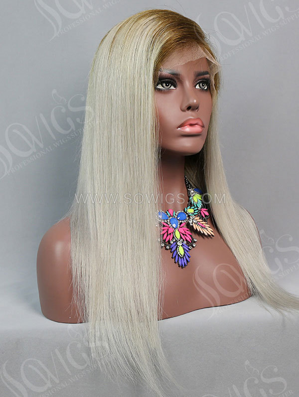 Customize Wig — 130% Density Lace Frontal Wig Straight Human Hair