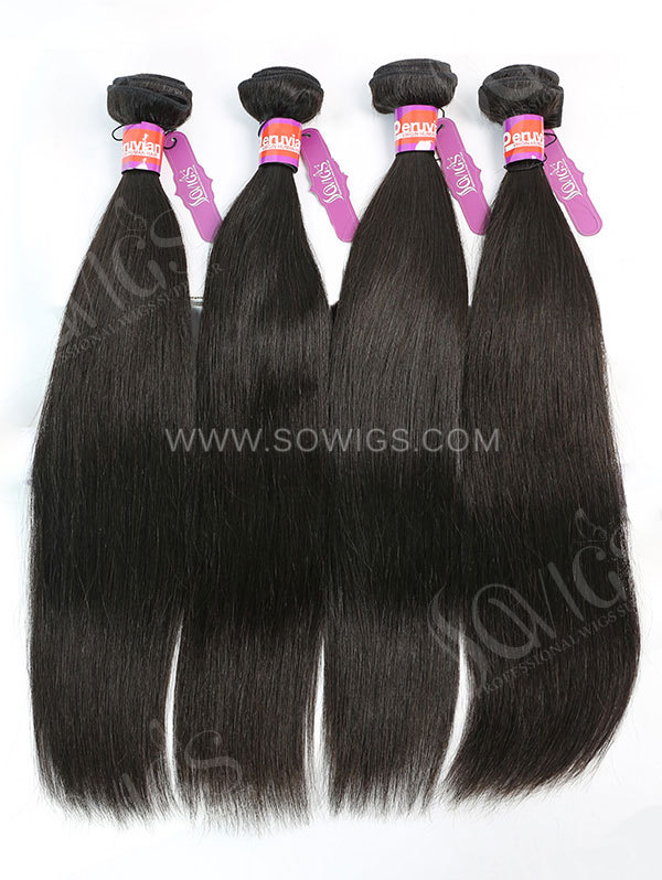 4 Bundles Straight Human Virgin Hair 