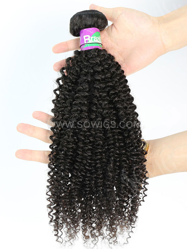 1 Bundle Brazilian Kinky Curly Human Virgin Hair 