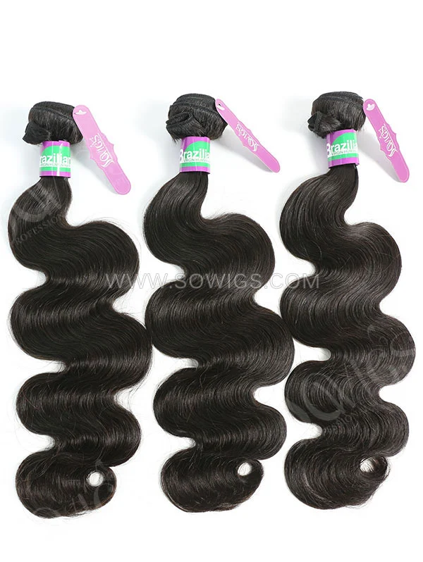 3 Bundles Brazilian Body Wave Human Virgin Hair 