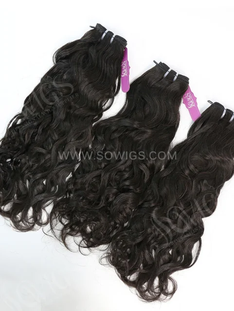 3 Bundles Brazilian Natural Wave Human Virgin Hair 