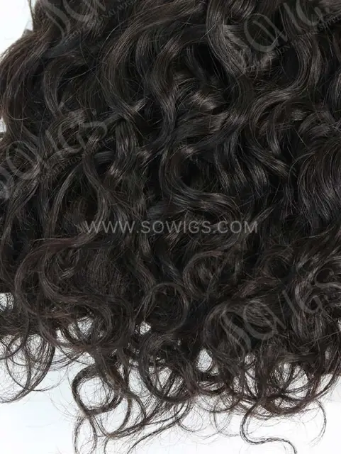 3 Bundles with Frontal Brazilian Natural Wave Human Virgin Hair 