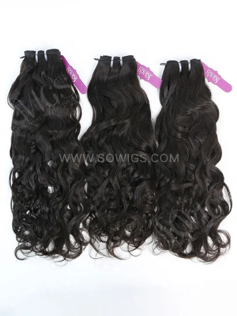 3 Bundles Brazilian Natural Wave Human Virgin Hair 