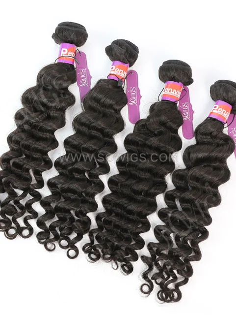 4 Bundles Deep Wave Human Virgin Hair 