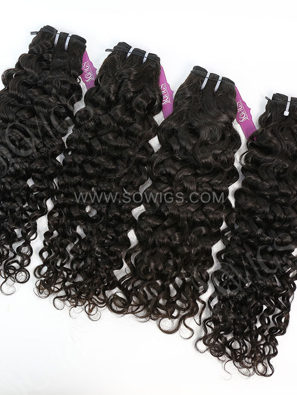 4 Bundles Brazilian Italian Curly Human Virgin Hair 