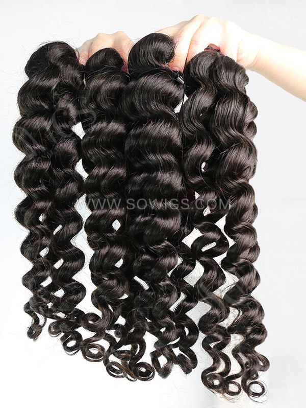 4 Bundles Deep Wave Human Virgin Hair 