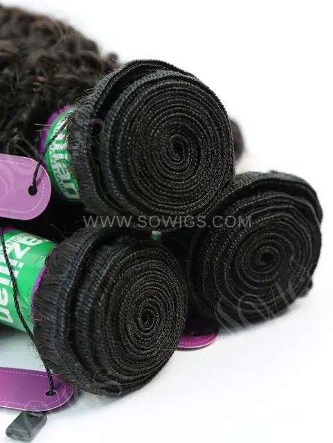 4 Bundles Brazilian Kinky Curly Human Virgin Hair 