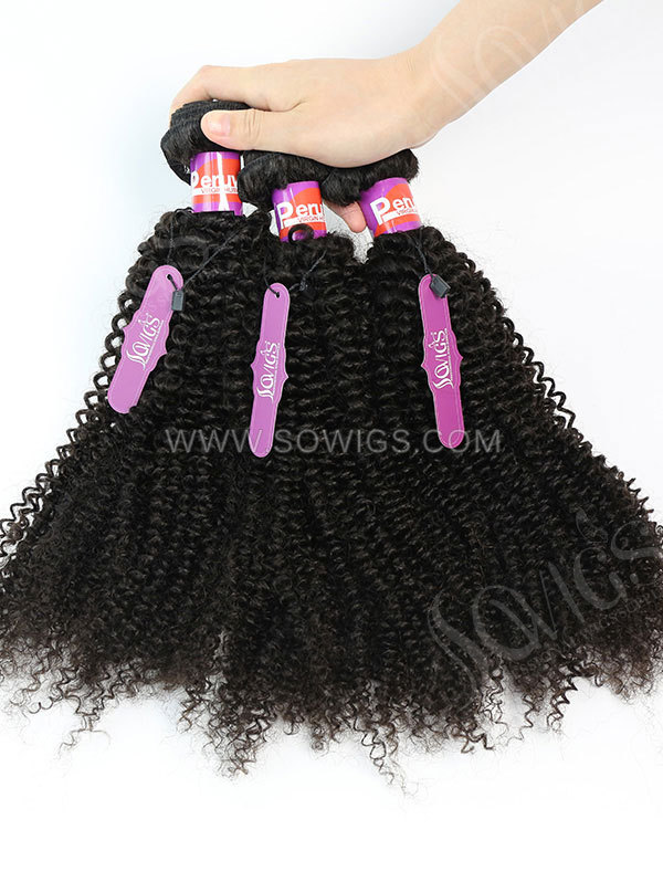 4 Bundles Kinky Curly Human Virgin Hair 