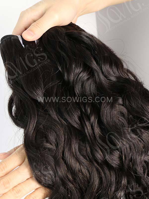 4 Bundles with Lace Closure Natural Wave Human Virgin Hair 