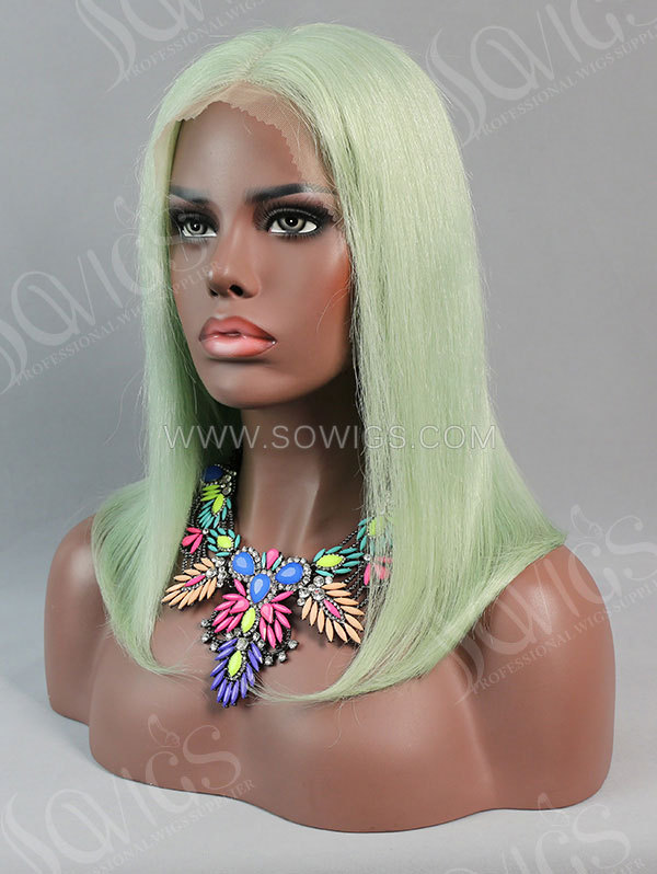 Customize Wig — 130% Density Lace Frontal Wig Straight Human Hair