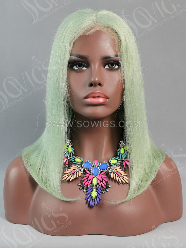 Customize Wig — 130% Density Lace Frontal Wig Straight Human Hair