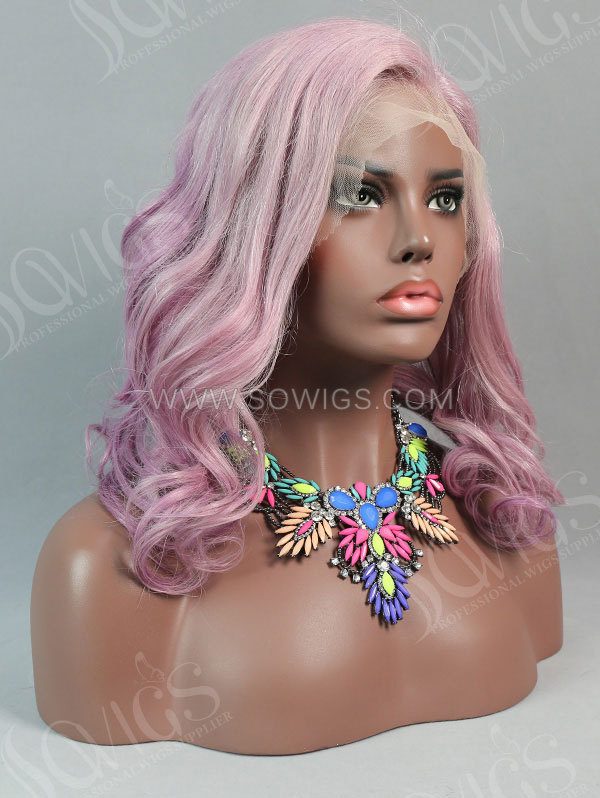 Customize Wig — 180% Density Lace Frontal Wig Wave Human Hair