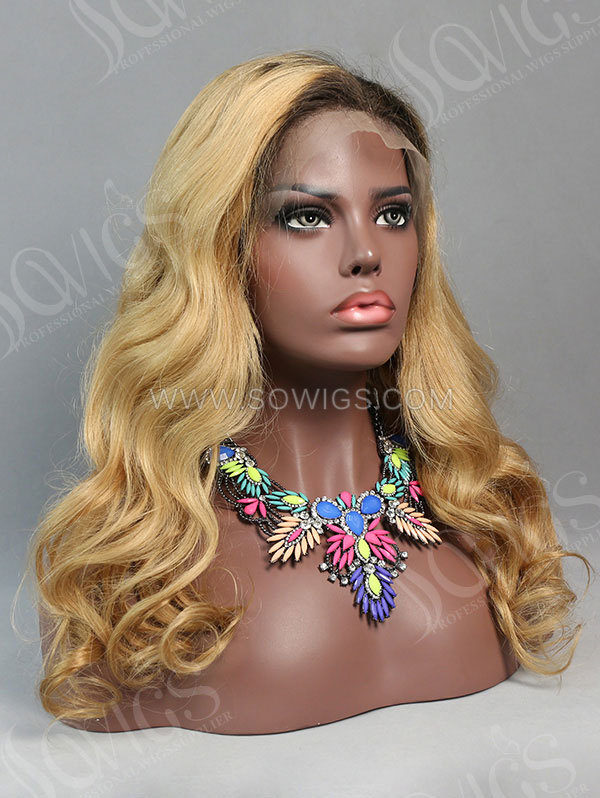 Customize Wig — 180% Density Lace Frontal Wig Wave Human Hair