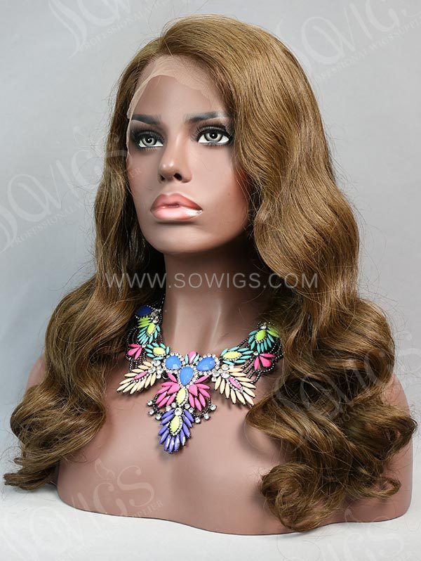 Customize Wig — 130% Density Lace Frontal Wig Wave Human Hair