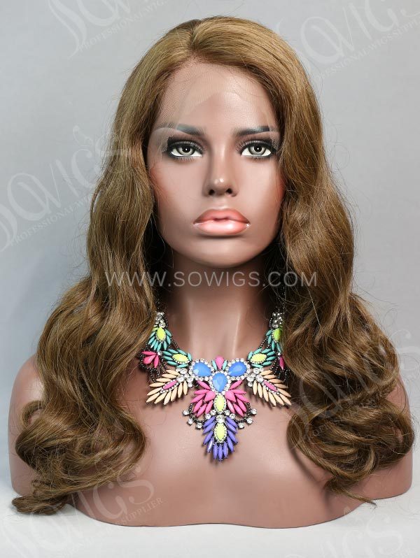 Customize Wig — 130% Density Lace Frontal Wig Wave Human Hair