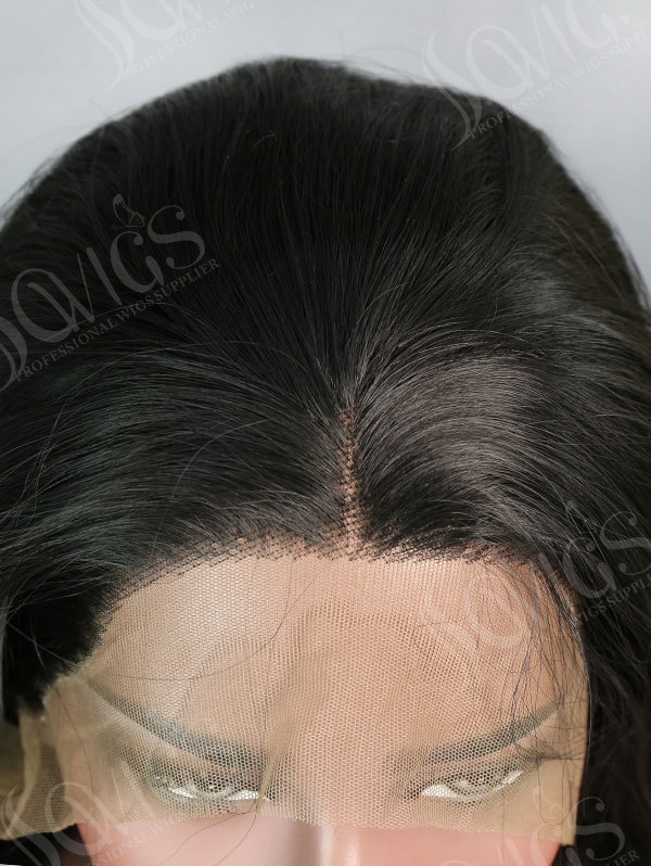 Synthetic Hair Lace Front Wig Wave Black Color Hair