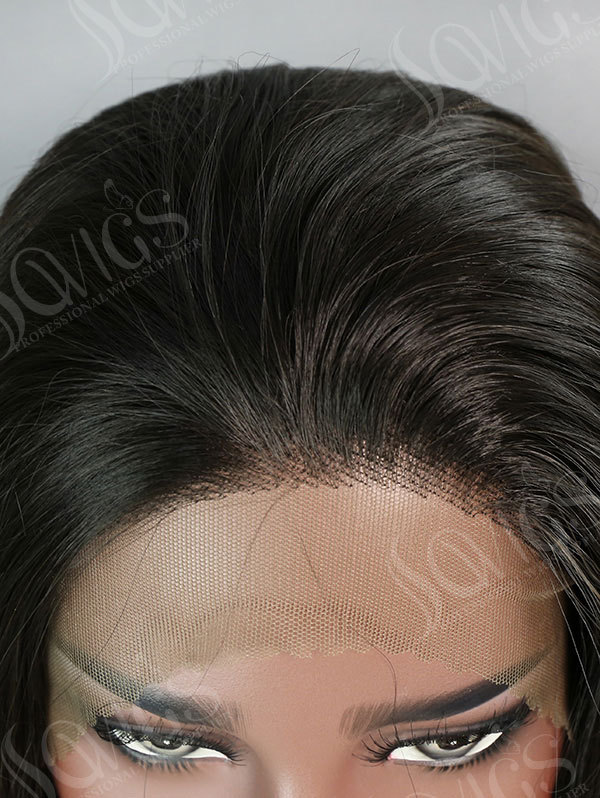 Synthetic Lace Front Wig Straight Hot Mocha Latte Color Hair