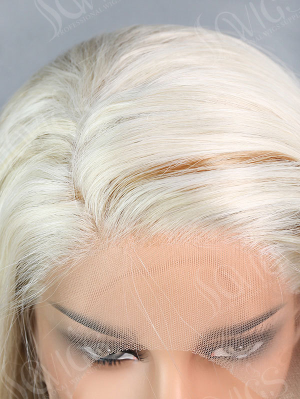 Synthetic Lace Front Wig Wave Champagne Color Hair