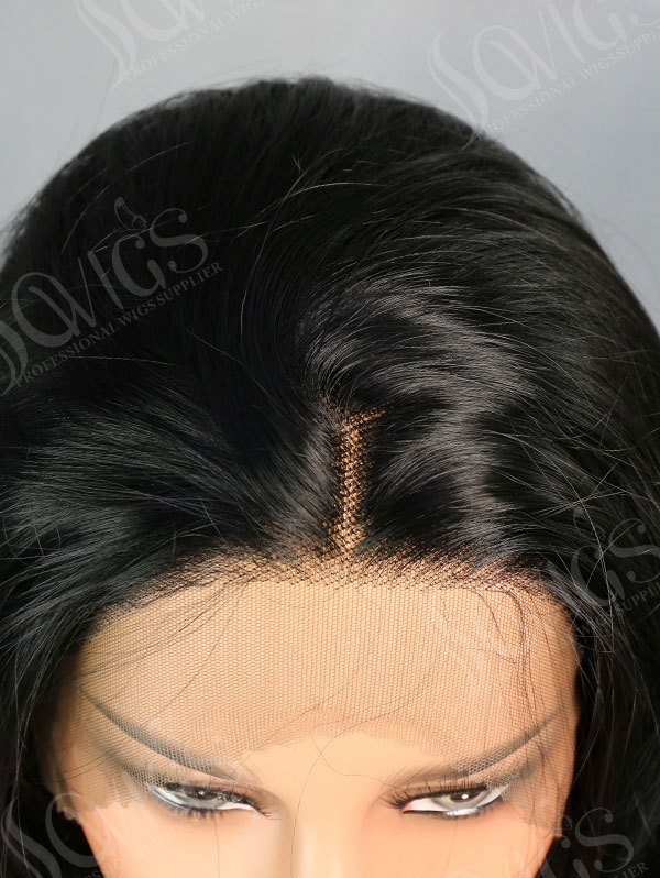 Synthetic Lace Front Wig Wave Mixed Color Hair