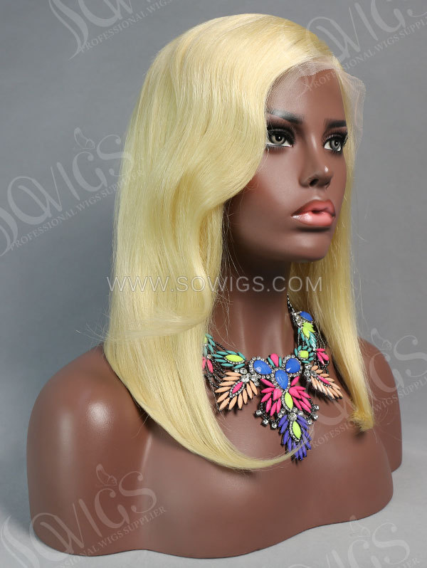 Customize Wig — 130% Density Lace Frontal Wig Straight Human Hair