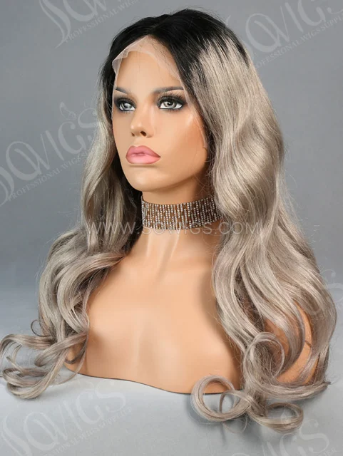 Customize Wig — 150% Density Full Lace Wig Wave Human Hair