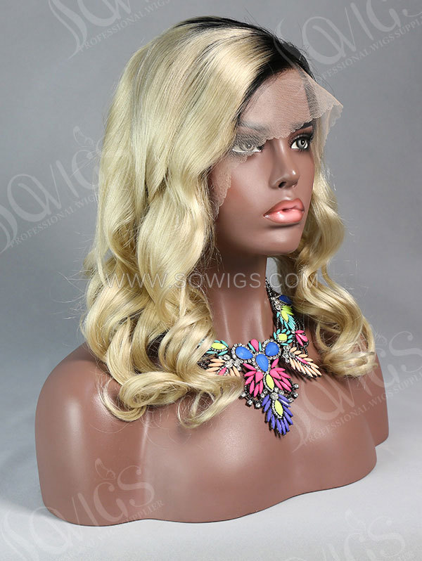 Customize Wig — 130% Density Lace Frontal Wig Wave Human Hair