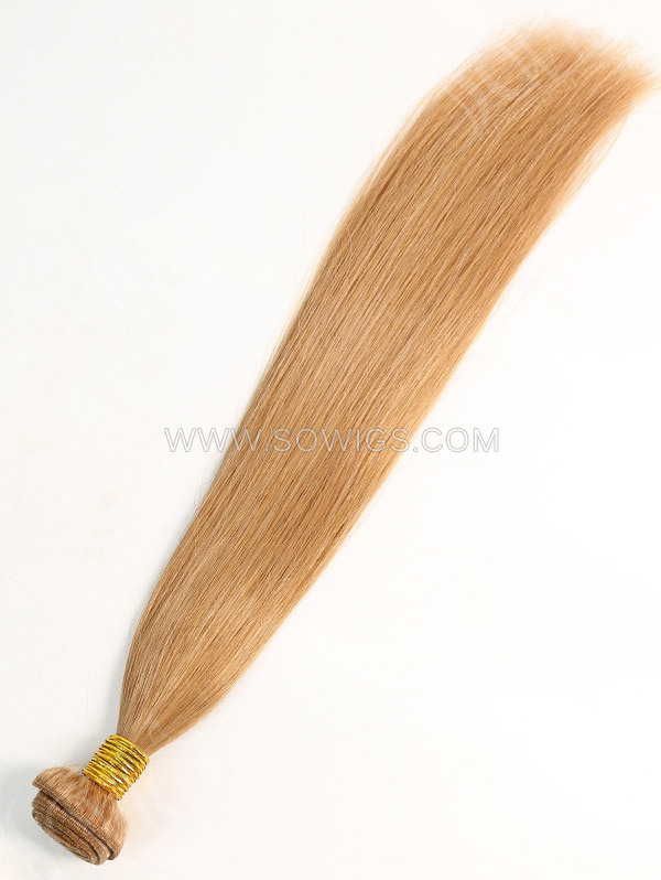 1 Bundle Brazilian #10 Color Straight Human Hair 