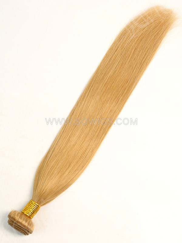 1 Bundle Brazilian #27 Color Straight Human Hair 