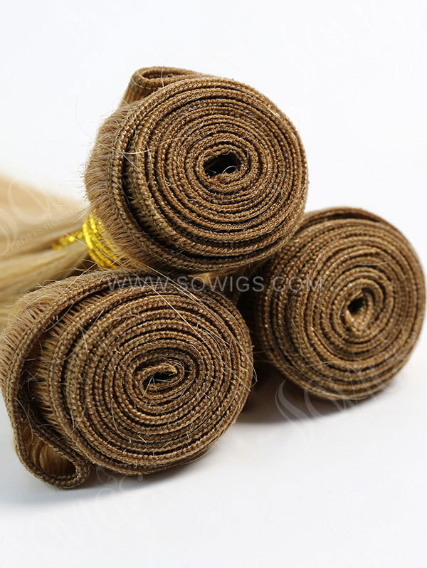 1 Bundle Brazilian #27 Color Straight Human Hair 