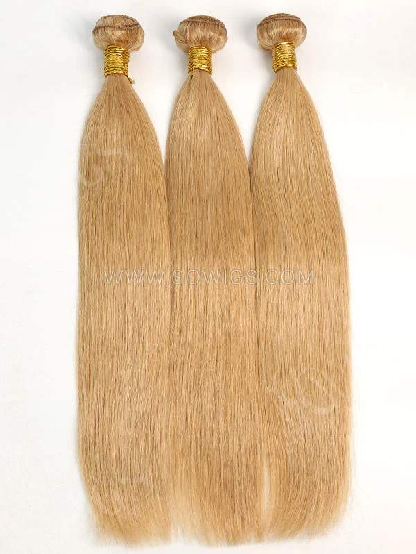 1 Bundle Brazilian #520 Color Straight Human Hair 