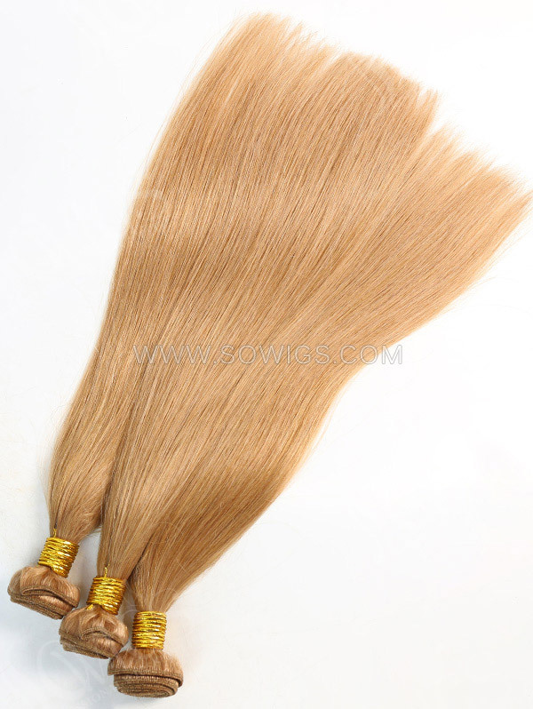 1 Bundle Brazilian #10 Color Straight Human Hair 