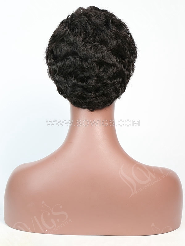 150% Density Lace Front Wig Short Bob Wave Human Hair