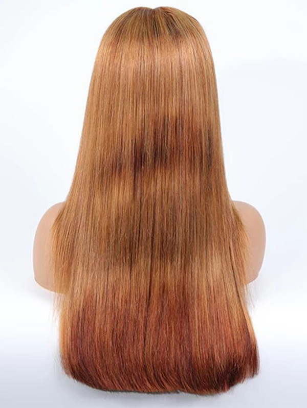 Straight Style 1B/130 Color Human Hair Wig With 7 Days To Customize