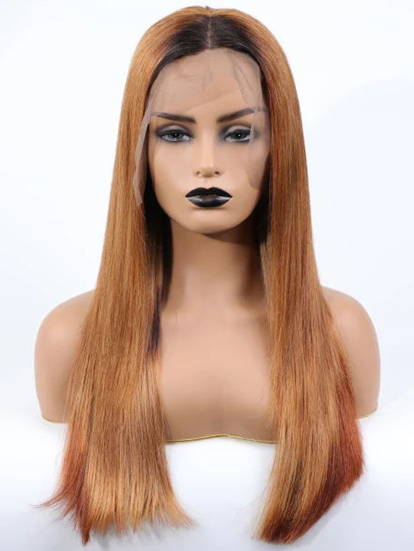 Straight Style 1B/130 Color Human Hair Wig With 7 Days To Customize
