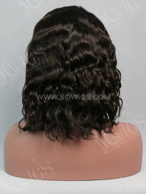 150% Density Lace Front Wig Bob Virgin Human Hair Lace Frontal Bob Wigs