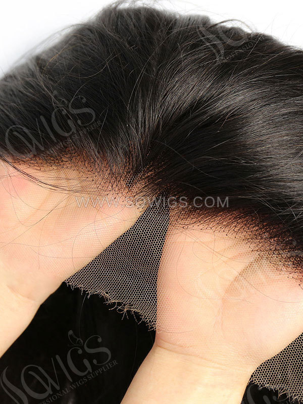 Invisible HD Lace 13*5 Closure Wigs 180% Density Virgin Human Hair Natural Color