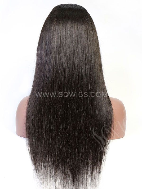 Invisible HD Lace 13*5 Closure Wigs 180% Density Virgin Human Hair Natural Color