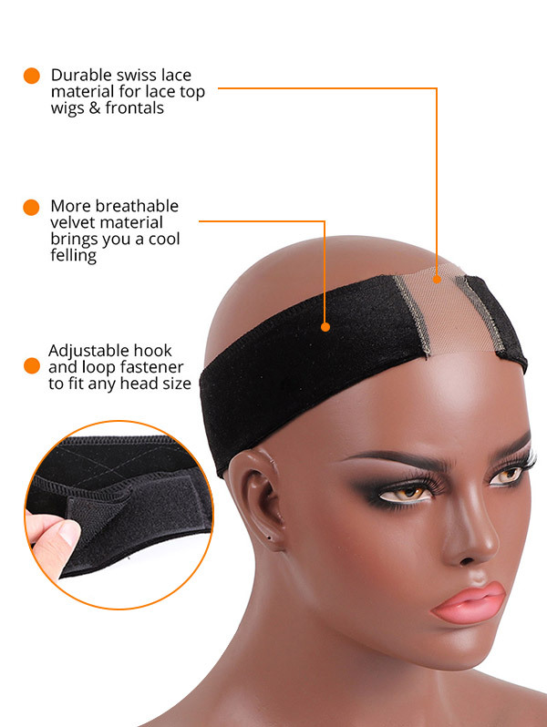 Velvet Wigs Band Comfort Edge Protectiver