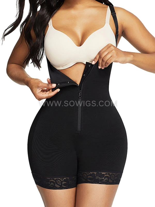 Shapewear Butt Lifter Tummy Control Waist Trainer Bodysuit Corset Adjustable Straps