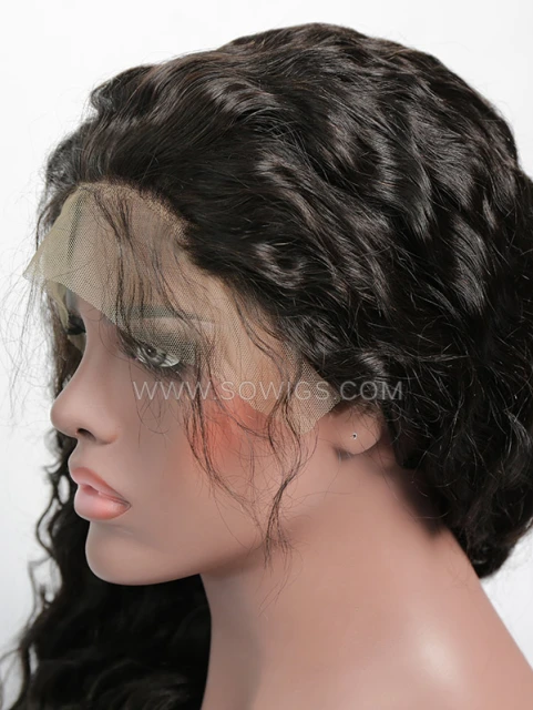 130% Density Silk Top Loose Wave Full Lace Wig Human Hair