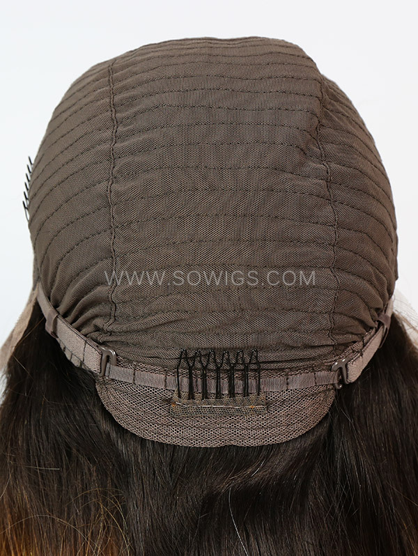 T1B/27 Color 130% Density 13*4 Lace Frontal Wigs Straight Hair Virgin Human Hair