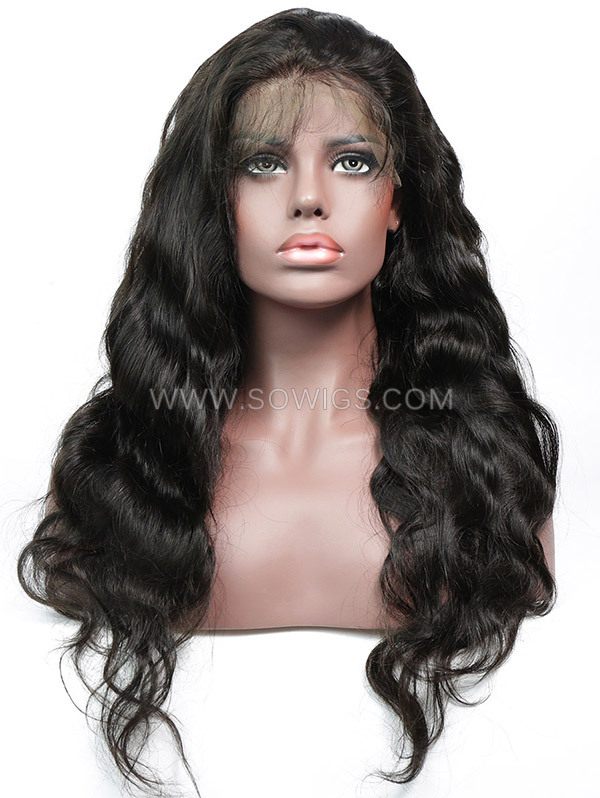 130% Density Silk Top Full Lace Wig Body Wave Virgin Human Hair