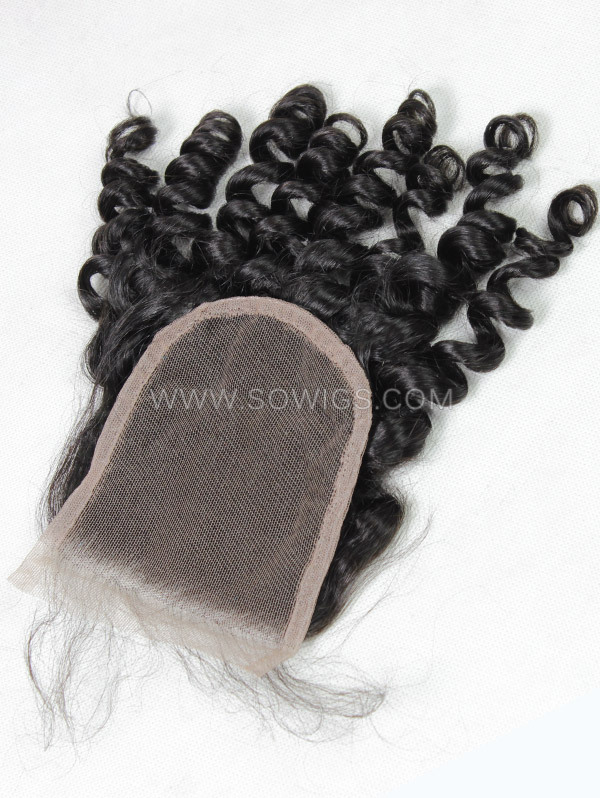 4*4 Lace Closure Sprial Curl Human Hair