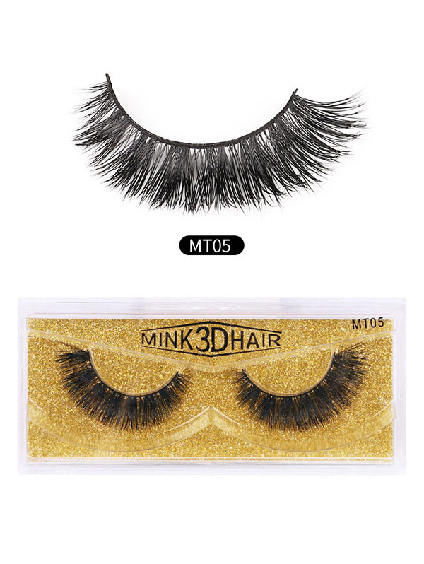 1 Pair Mink 3D Hair Eyelashes MT Series(10 size choices ,leave message or by random)